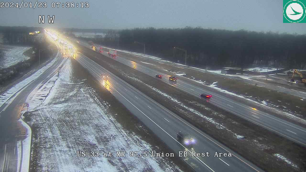 US-33 EB Rest Area Traffic Camera