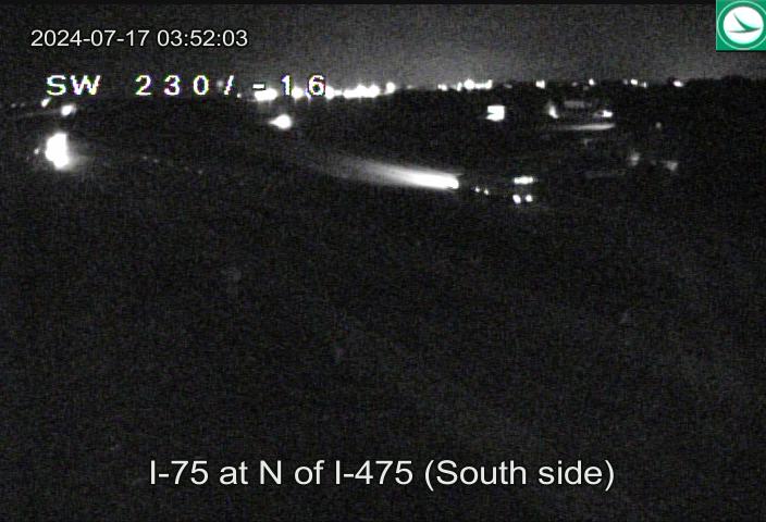 I-75 at N of I-475 (South side) Traffic Camera