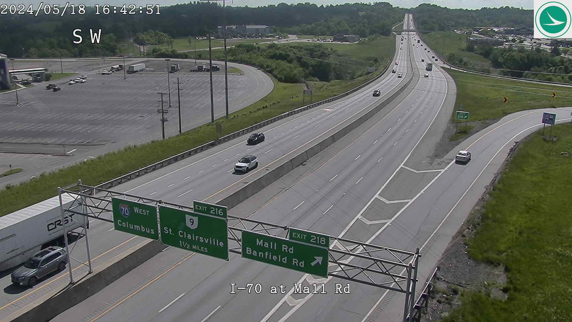 Traffic Cam I-70 at Mall Rd Player