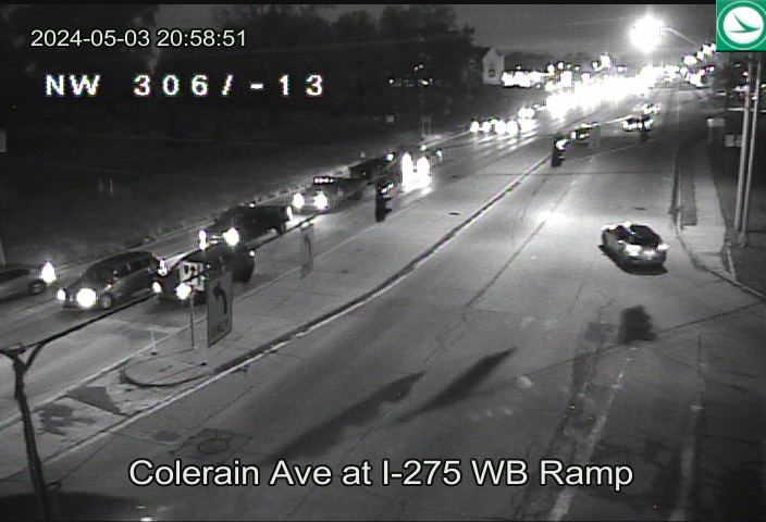 Traffic Cam Colerain Ave at I-275 WB Ramp Player