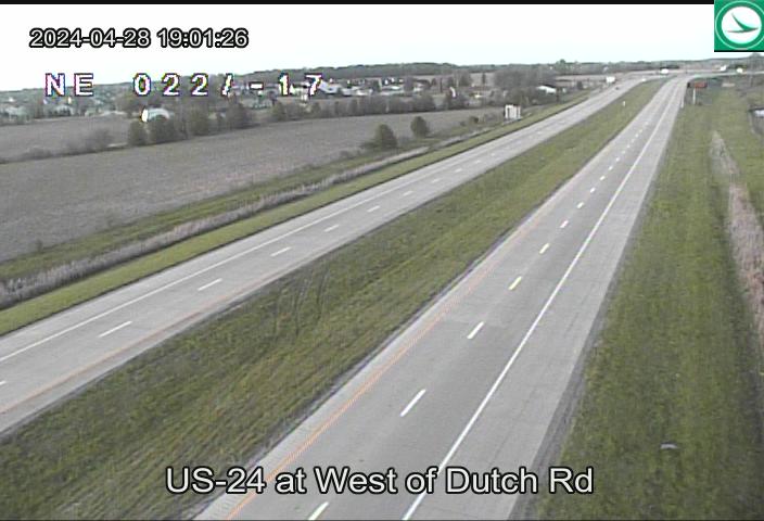US-24 at West of Dutch Rd Traffic Camera
