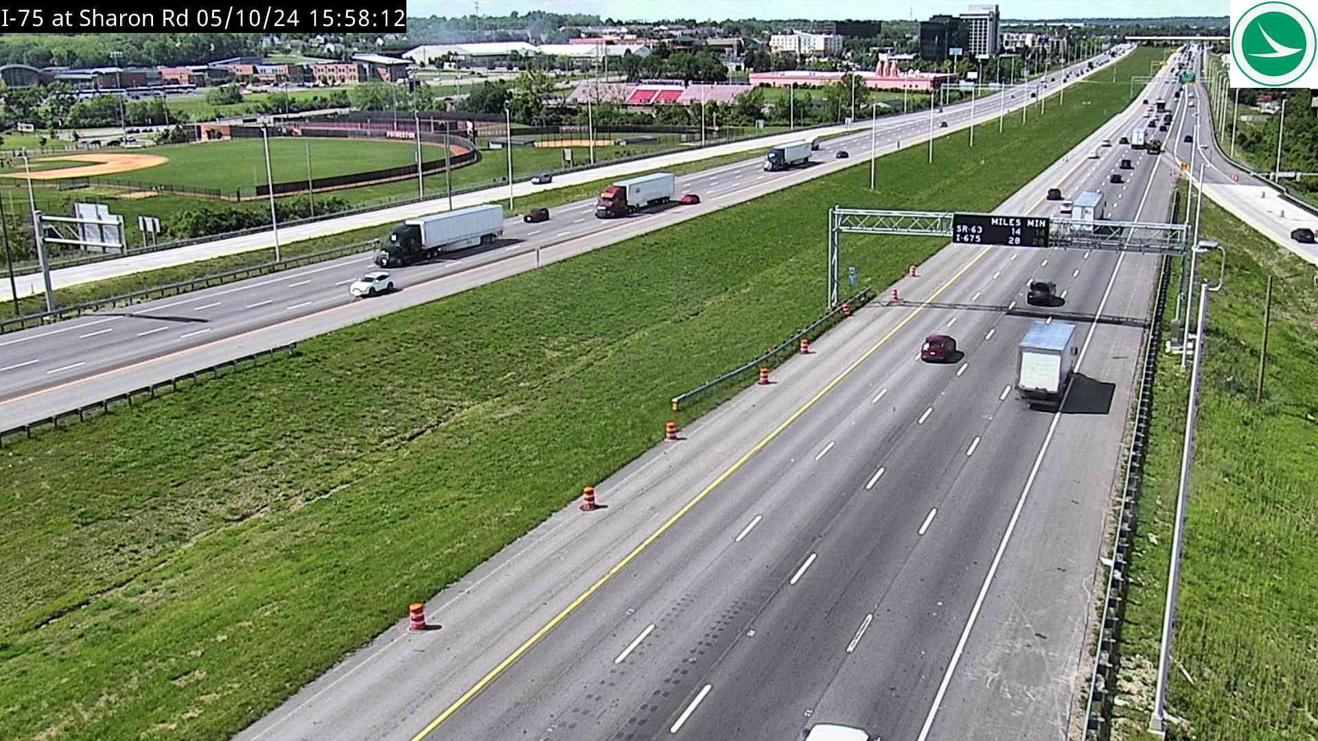 Traffic Cam I-75 at Sharon Rd Player