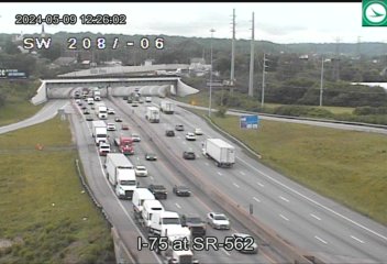 Traffic Cam I-75 at SR-562 (Norwood Lateral) Player