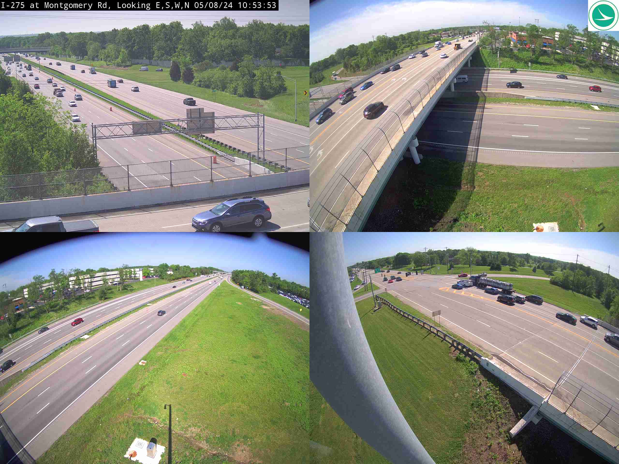 Traffic Cam I-275 at Montgomery Rd Player