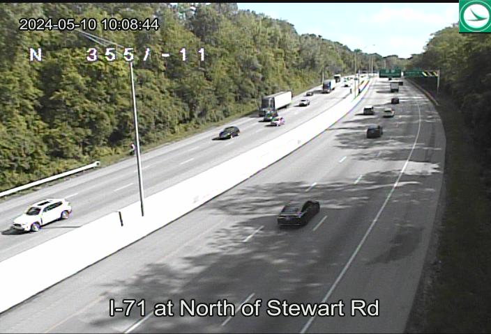 Traffic Cam I-71 at North of Stewart Rd Player