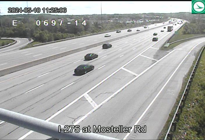 Traffic Cam I-275 at Mosteller Rd Player