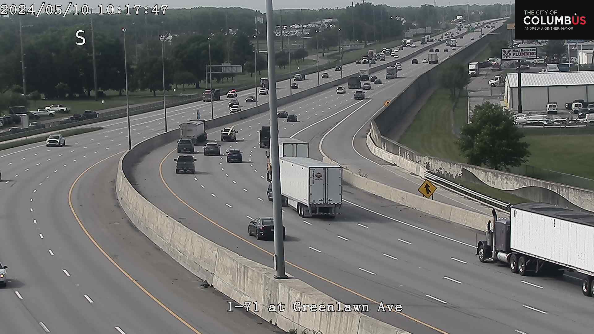 Traffic Cam I-71 at Greenlawn Ave Player