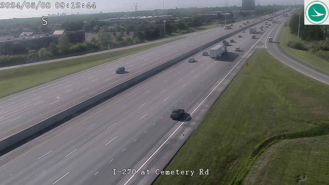 Traffic Cam I-270 at Cemetery Rd Player