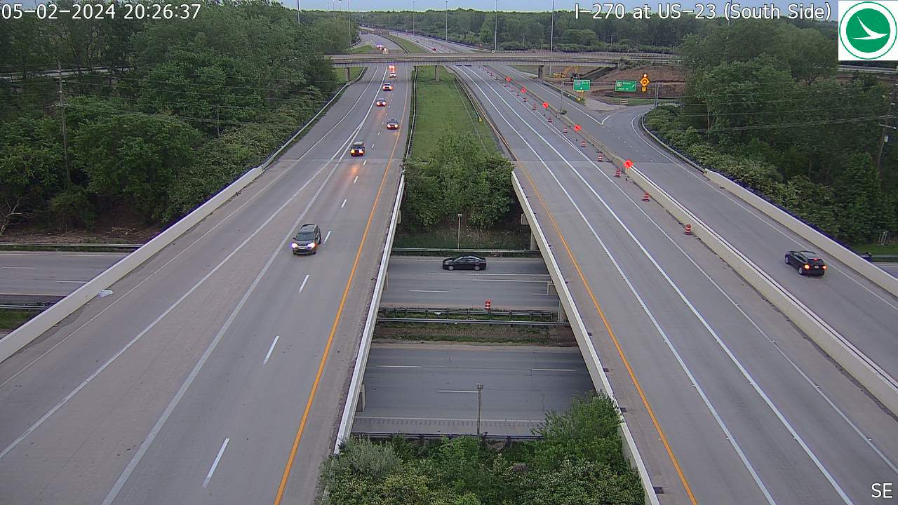 I-270 at US-23 (South Side) Traffic Camera