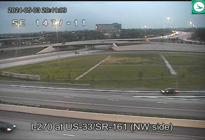 I-270 at US-33/SR-161 (NW Side) Traffic Camera
