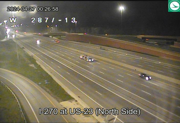 Traffic Cam I-270 at US-23 (North Side) Player