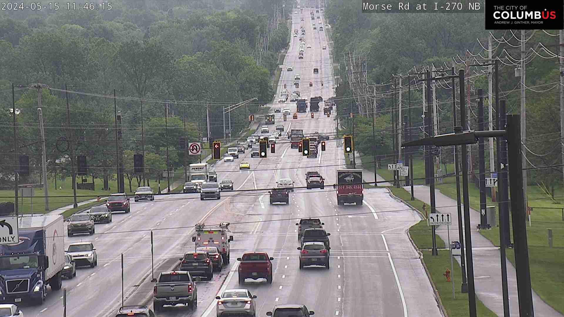 Traffic Cam Pinhook: City of Columbus) I-270 NB at Morse Rd Player