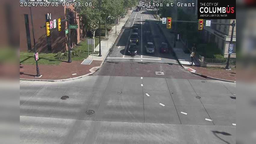 Traffic Cam Market Mohawk District: City of Columbus) Fulton St. at Grant Ave Player