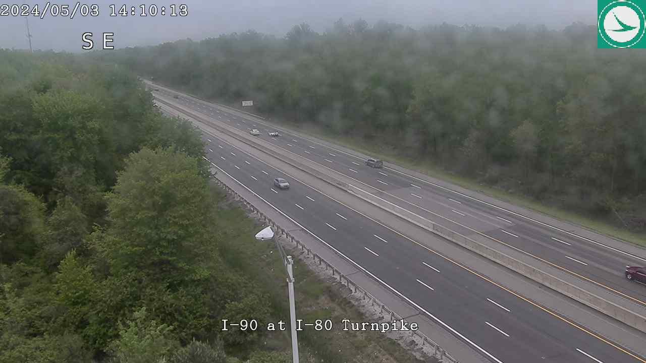 Penfield Junction: I-90 at I-80 Turnpike Traffic Camera