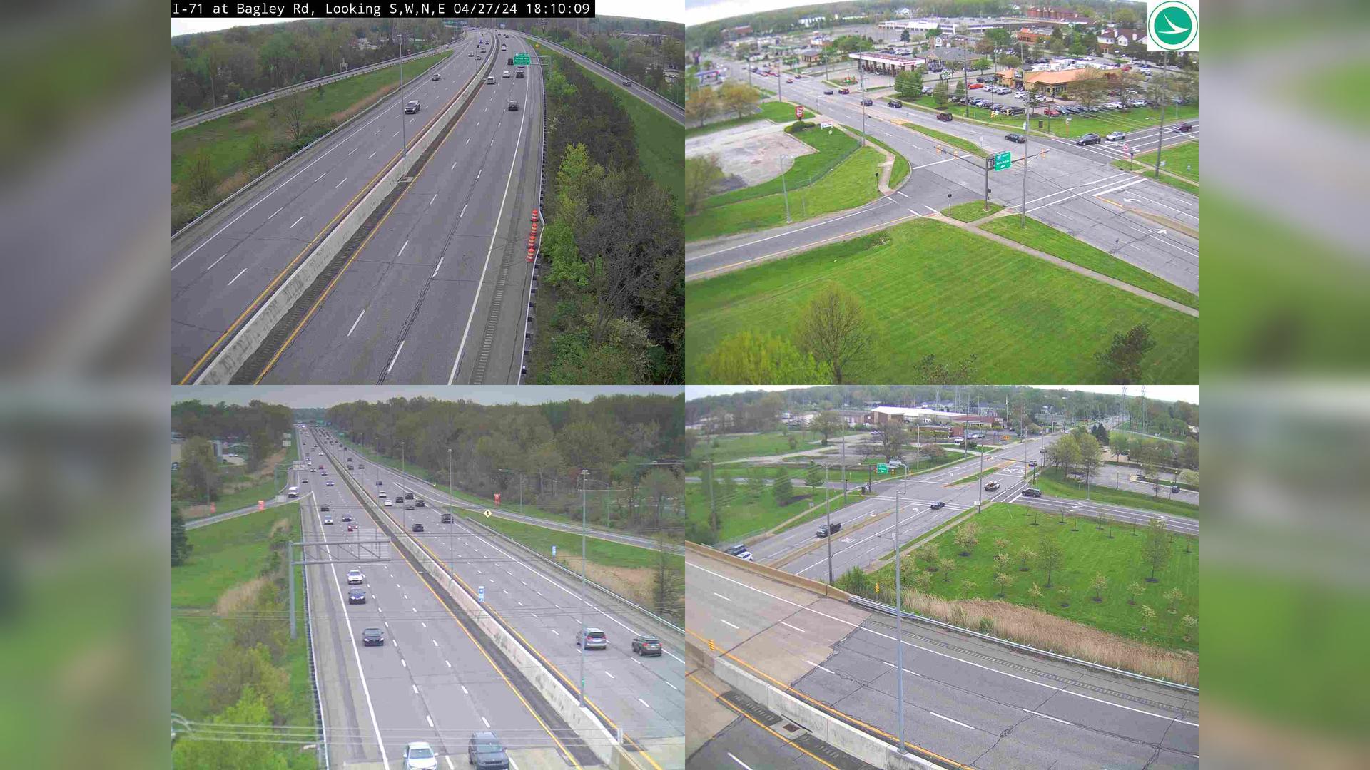 Traffic Cam Middleburg Heights: I-71 at Bagley Rd Player