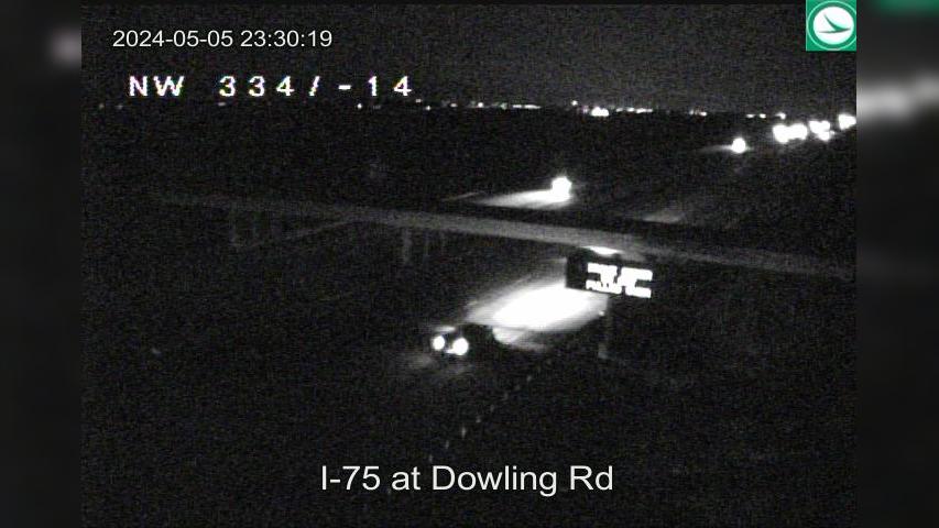 Dunbridge: I-75 at Dowling Rd Traffic Camera