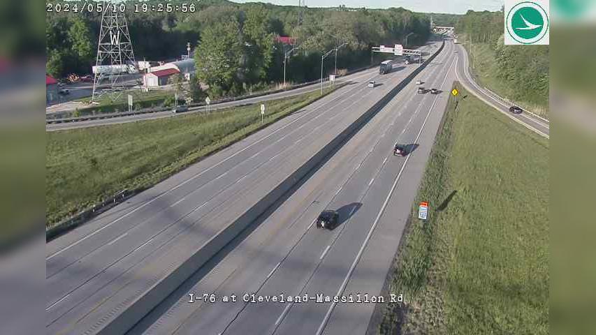 Norton: I-76 at Cleveland Massillon Rd Traffic Camera