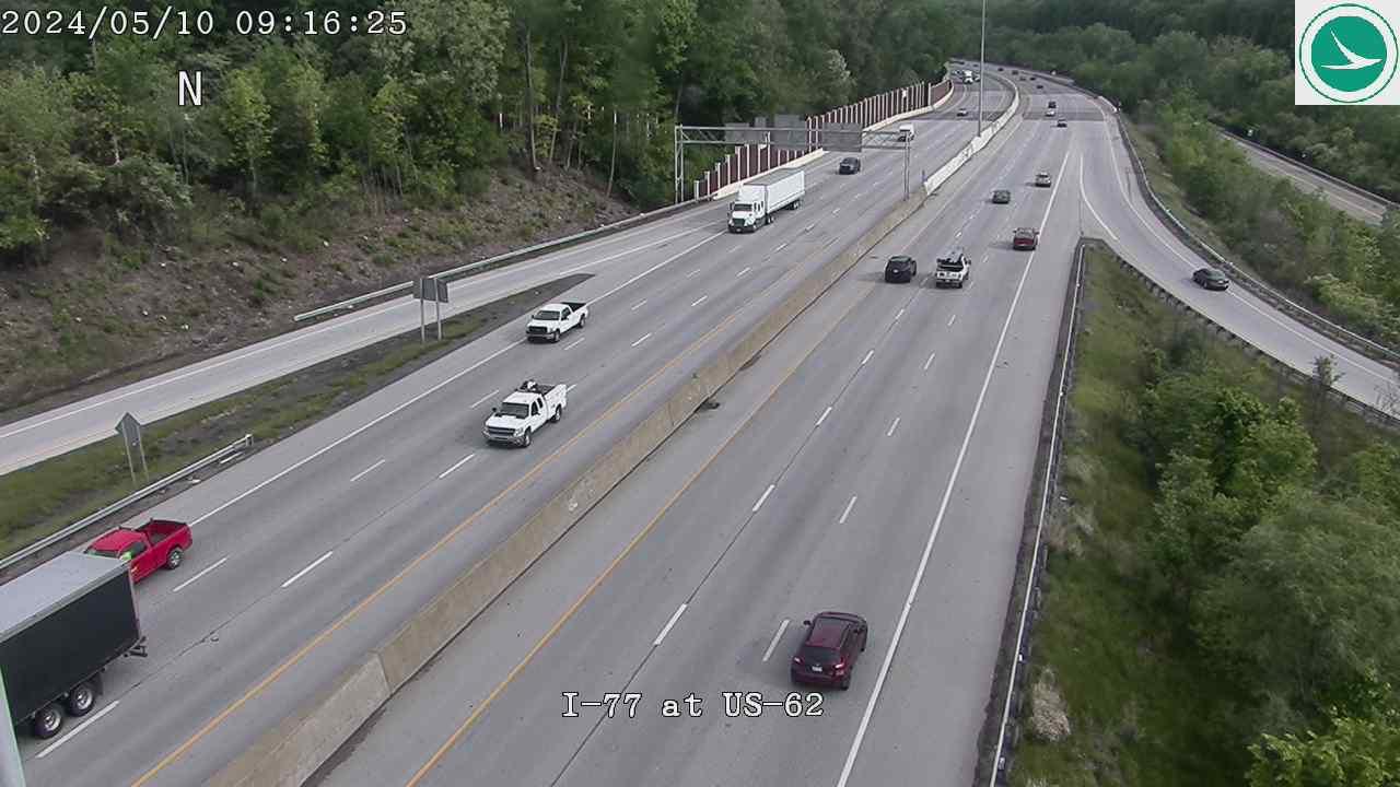 Traffic Cam Canton: I-77 at US-62 Player