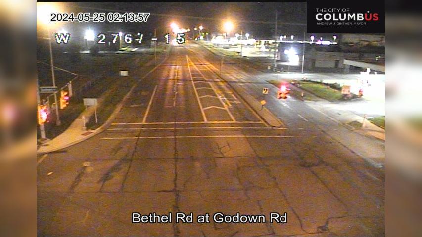 Traffic Cam Columbus: City of - Bethel Rd at Godown Rd Player