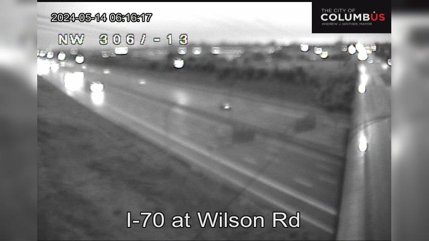 Traffic Cam Columbus: City of - I-70 at Wilson Rd Player