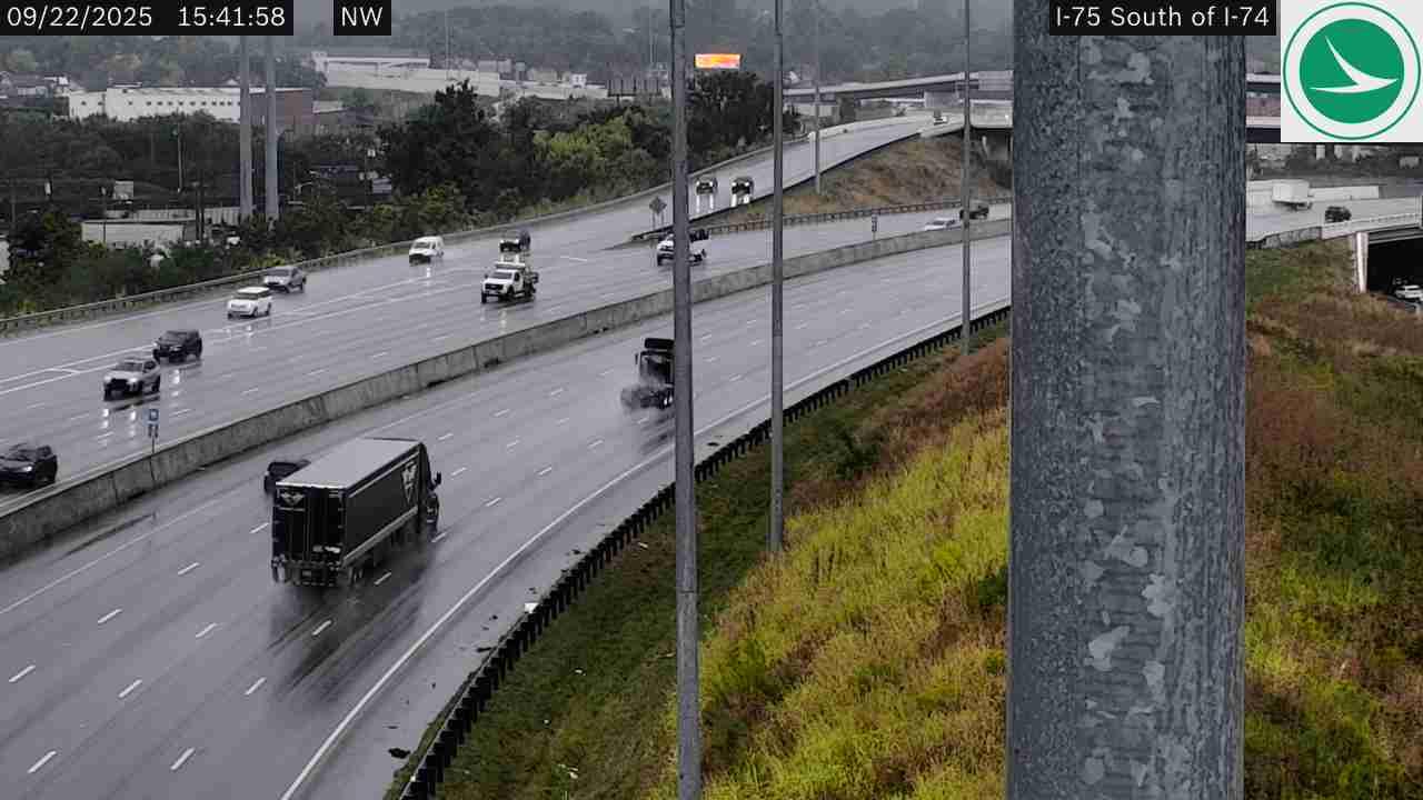 Camp Washington: I-75 at South of I-74 Traffic Camera