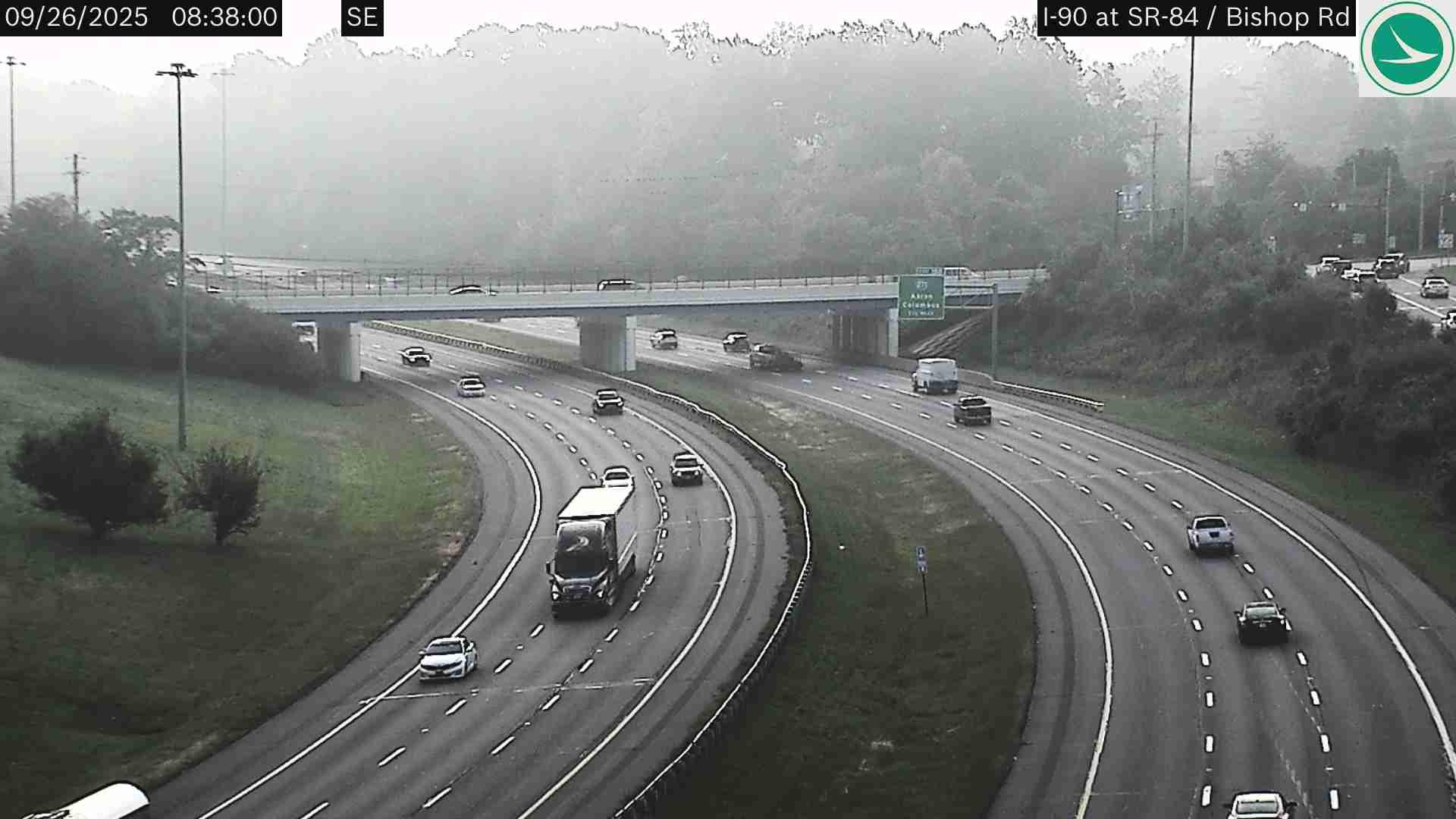 Traffic Cam Wickliffe: I-90 at SR-84 - Bishop Rd Player