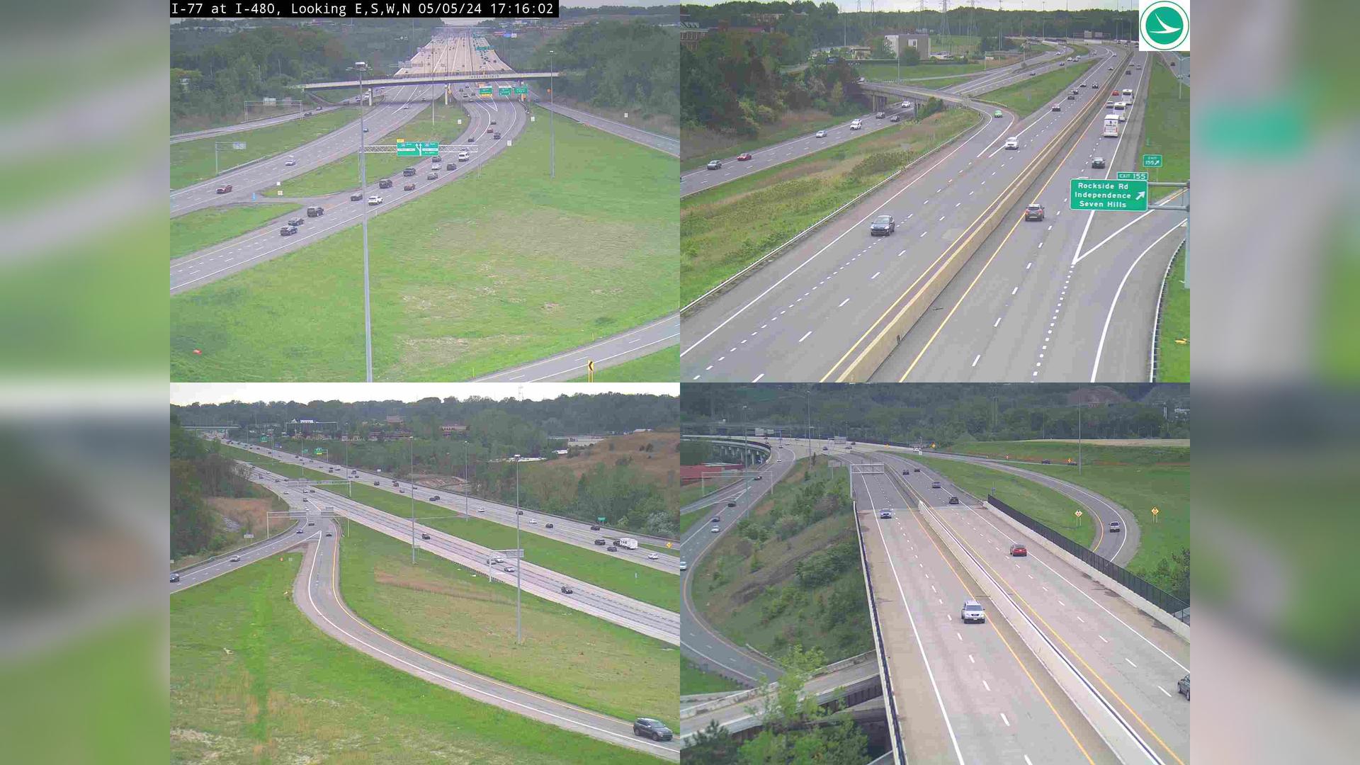 Independence: I-77 at I-480 Traffic Camera