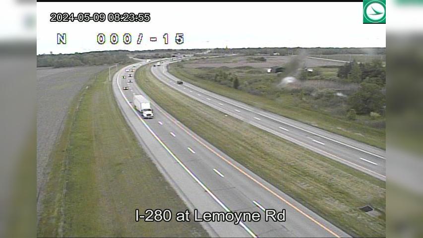 Traffic Cam Walbridge: I-280 at Lemoyne Rd Player
