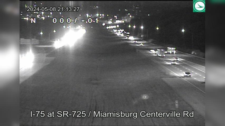 Traffic Cam Miamisburg: I-75 at SR-725 - Centerville Rd Player