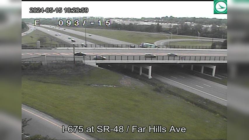 Traffic Cam Wittes Corners: I-675 at SR-48/Far Hills Ave Player