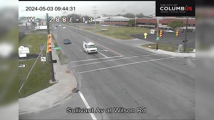 Traffic Cam Columbus: City of - Sullivant Ave at Wilson Rd Player