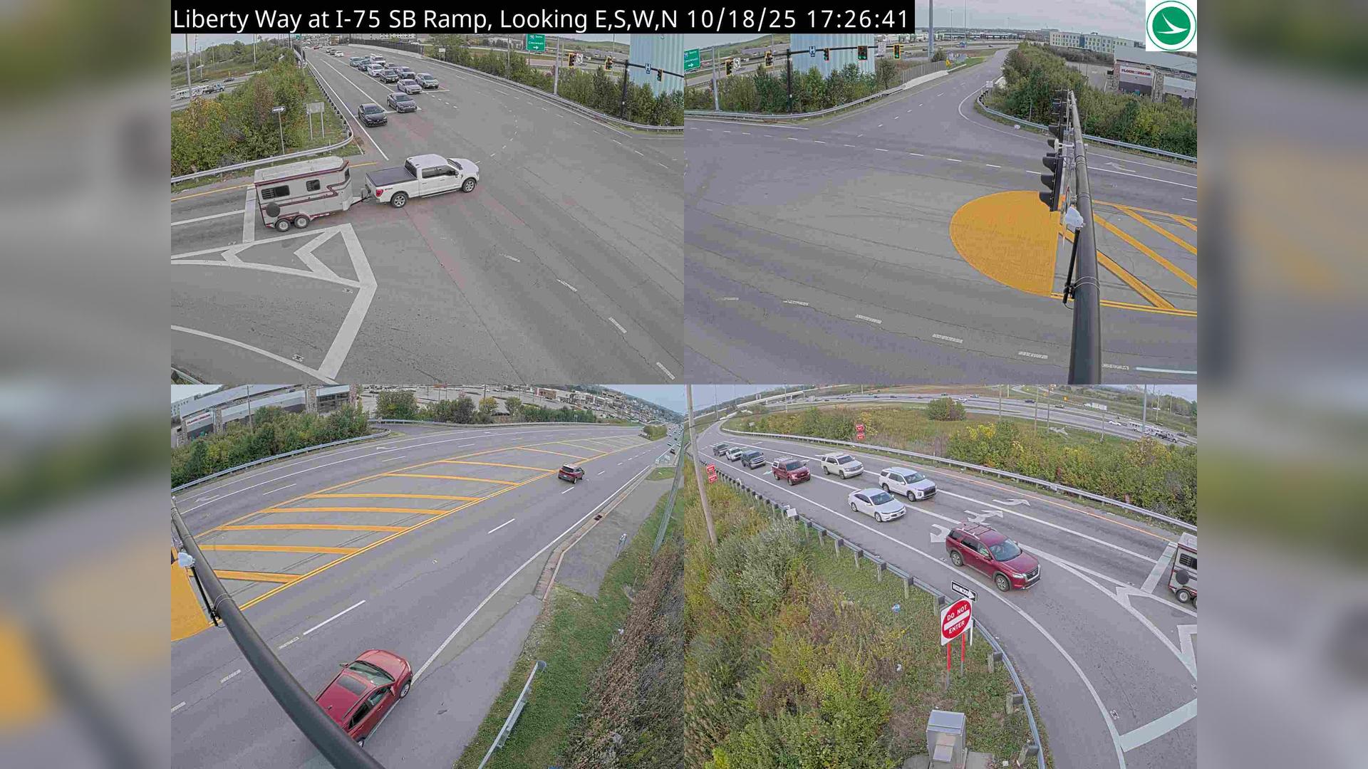 Traffic Cam Wetherington: Liberty Way at I-75 SB Ramp Player