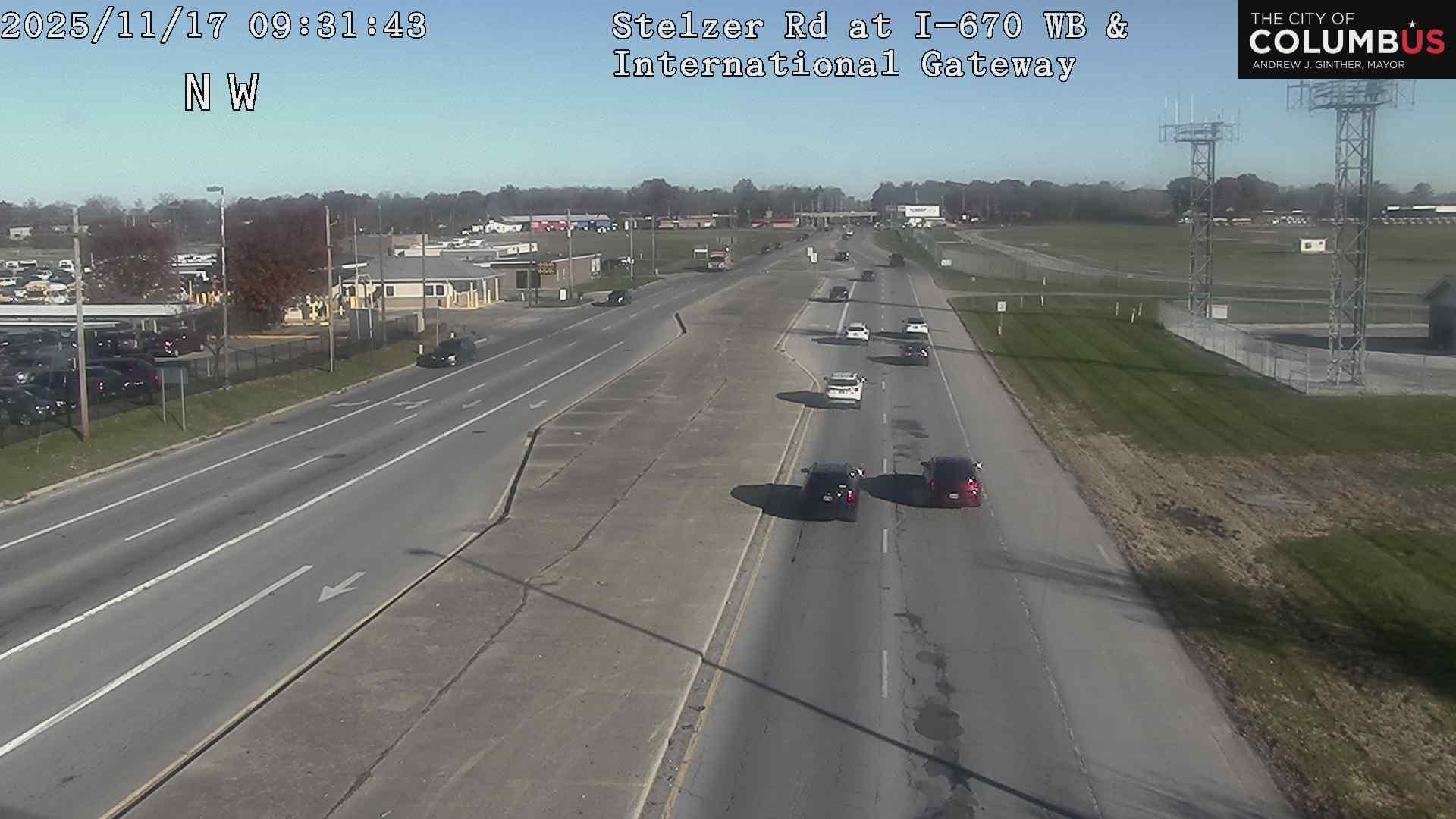 Columbus: City of - Stelzer Rd at International Gateway WB Traffic Camera