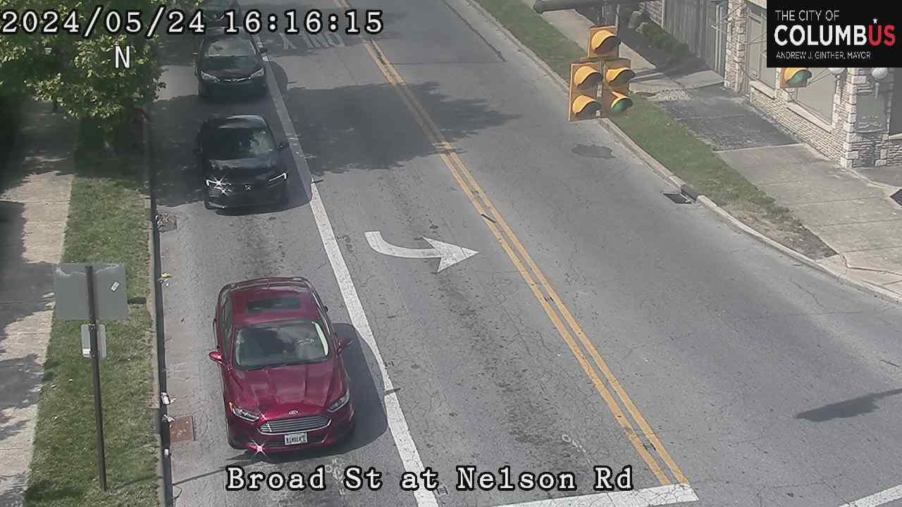 Traffic Cam Columbus: City of - Broad St at Nelson Rd Player