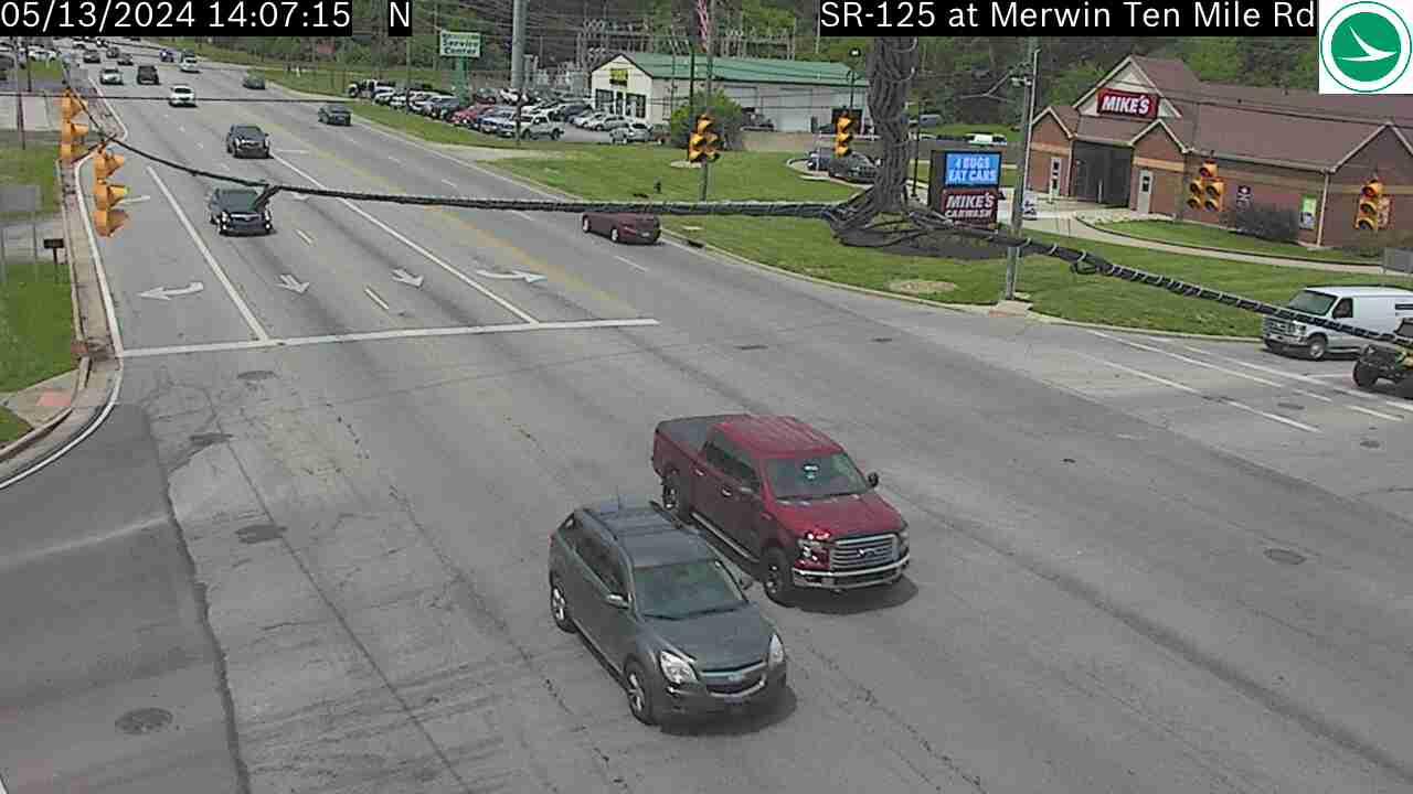 Merwin: SR-125 at - Ten Mile Rd Traffic Camera