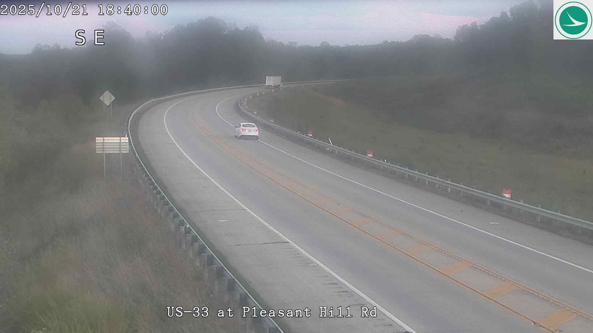 Valley View: US-33 at Pleasant Hill Rd Traffic Camera