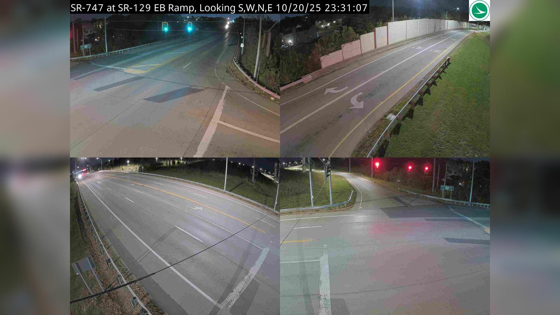 Princeton: SR-747 at SR-129 EB Ramp Traffic Camera