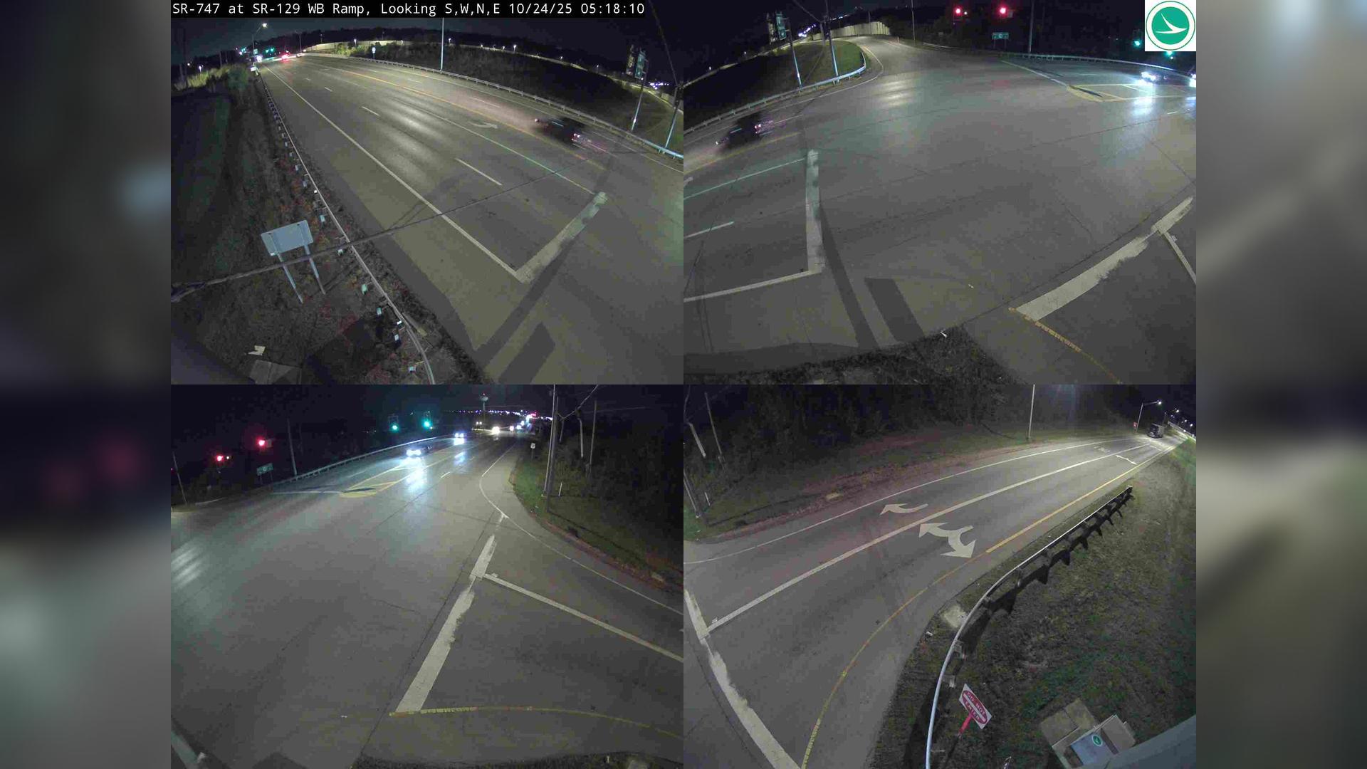 Princeton: SR-747 at SR-129 WB Ramp Traffic Camera