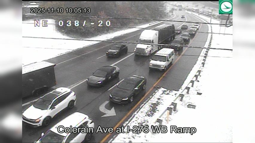 Traffic Cam Bevis: Colerain Ave at I-275 WB Ramp Player