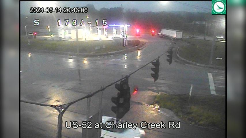 Traffic Cam Sybene: US-52 at Charley Creek Rd Player