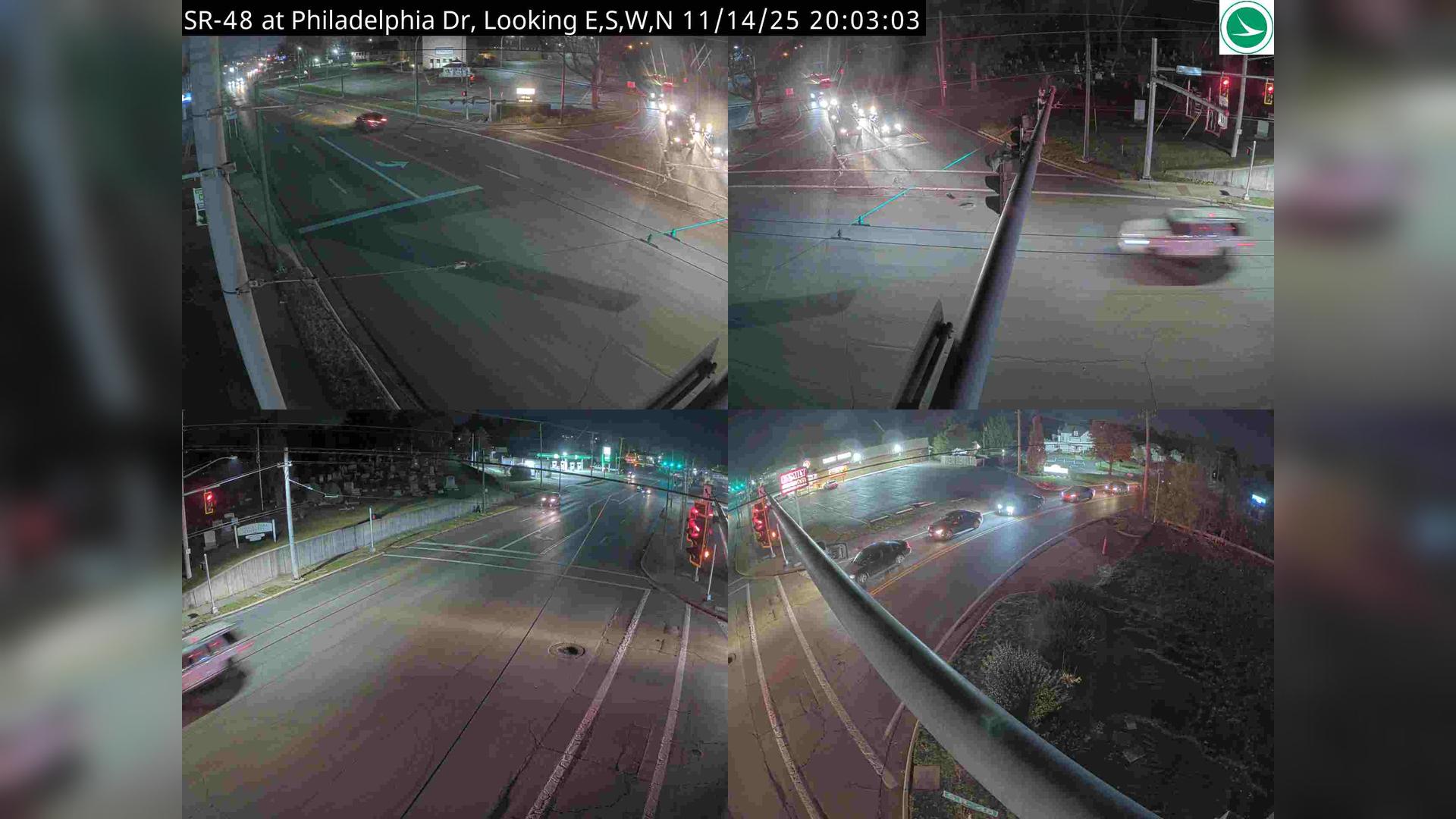 Traffic Cam Shiloh: SR-48 at Philadelphia Dr, NE corner Player