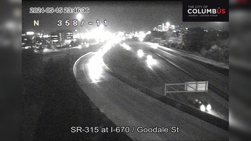 Traffic Cam Harrison West: City of Columbus) SR-315 at I-670 - Goodale St Player
