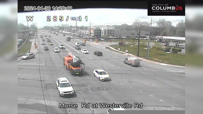 Traffic Cam Columbus: City of - Morse Rd at Westerville Rd Player