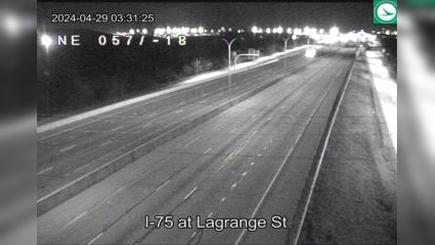 Toledo: I-75 at Lagrange St Traffic Camera
