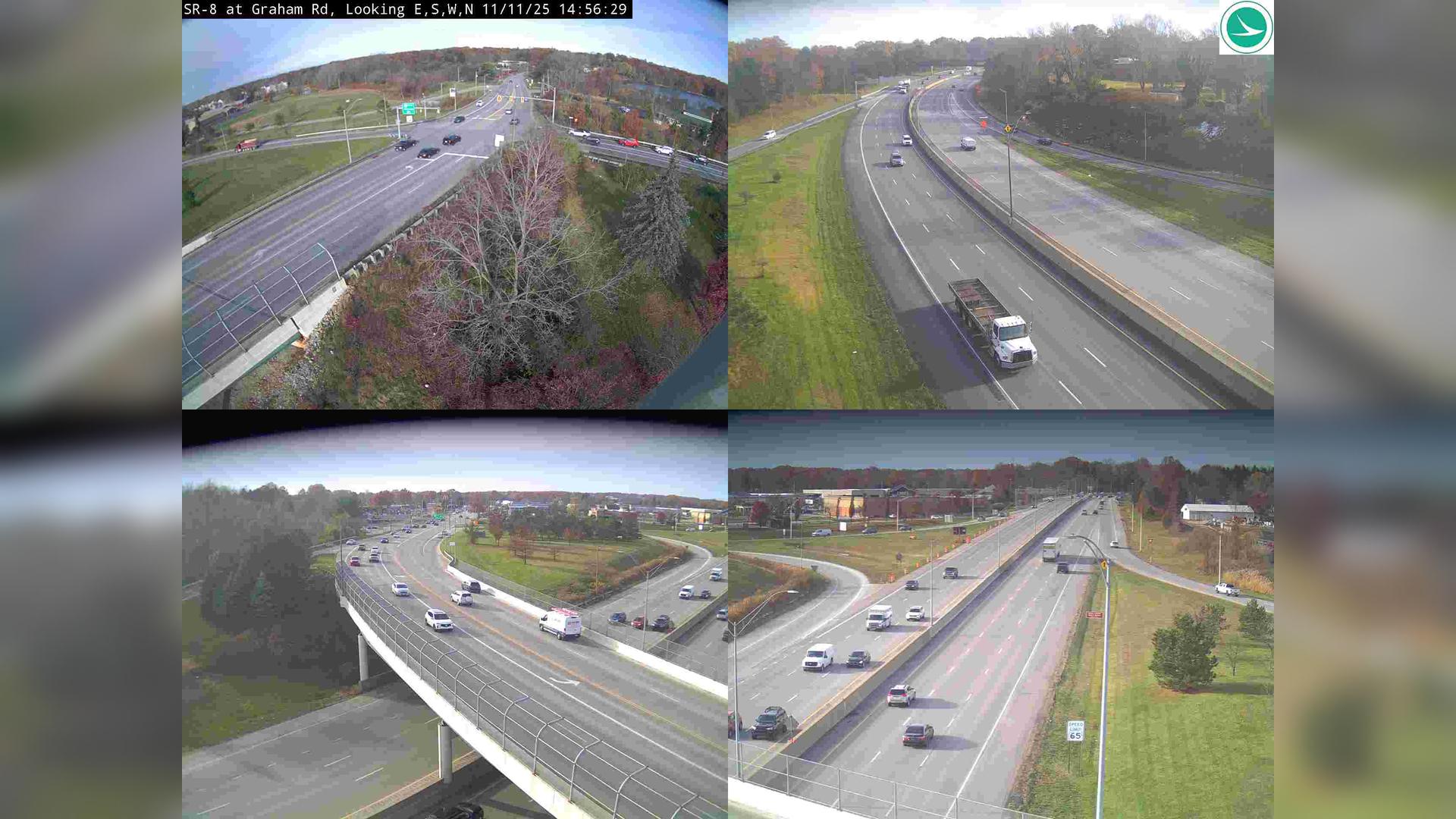 Traffic Cam Cuyahoga Falls: SR-8 at Graham Rd Player