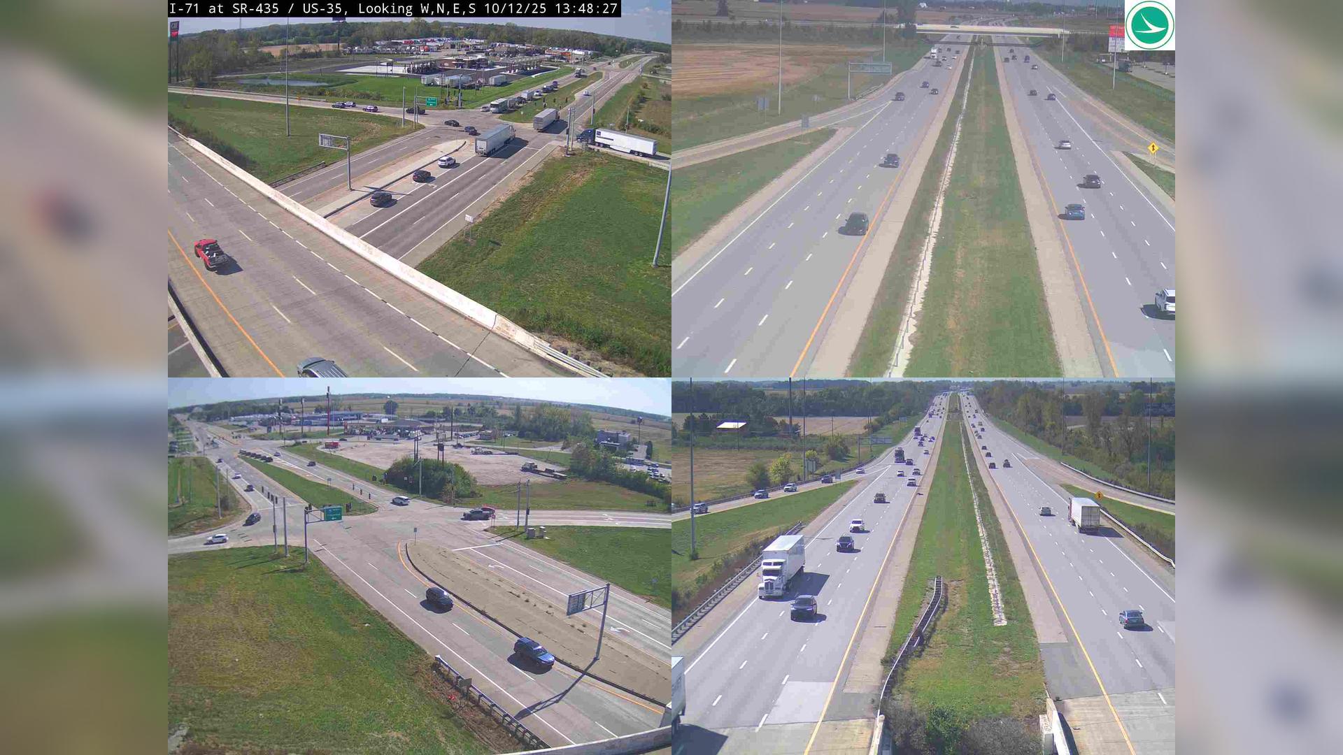 Traffic Cam Octa: I-71 at SR-435/US-35 Player