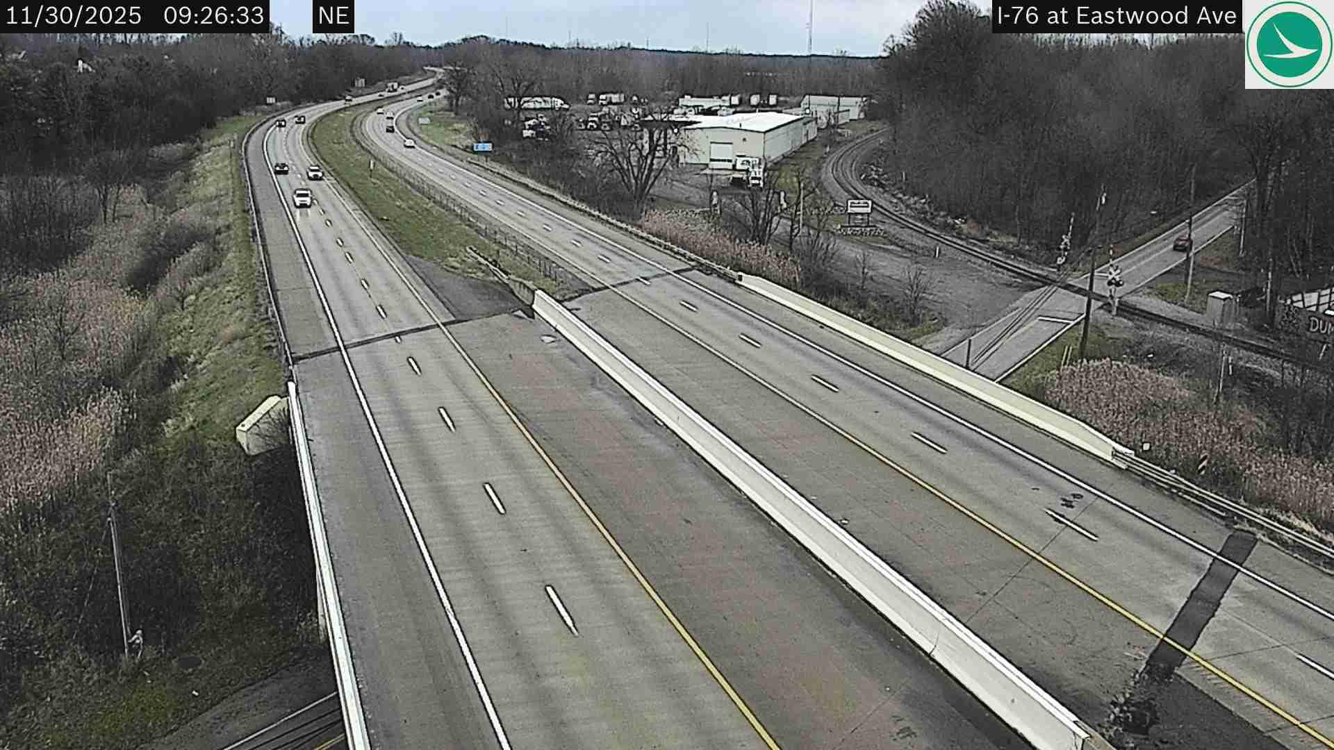 Traffic Cam Tallmadge: I-76 at Eastwood Ave Player