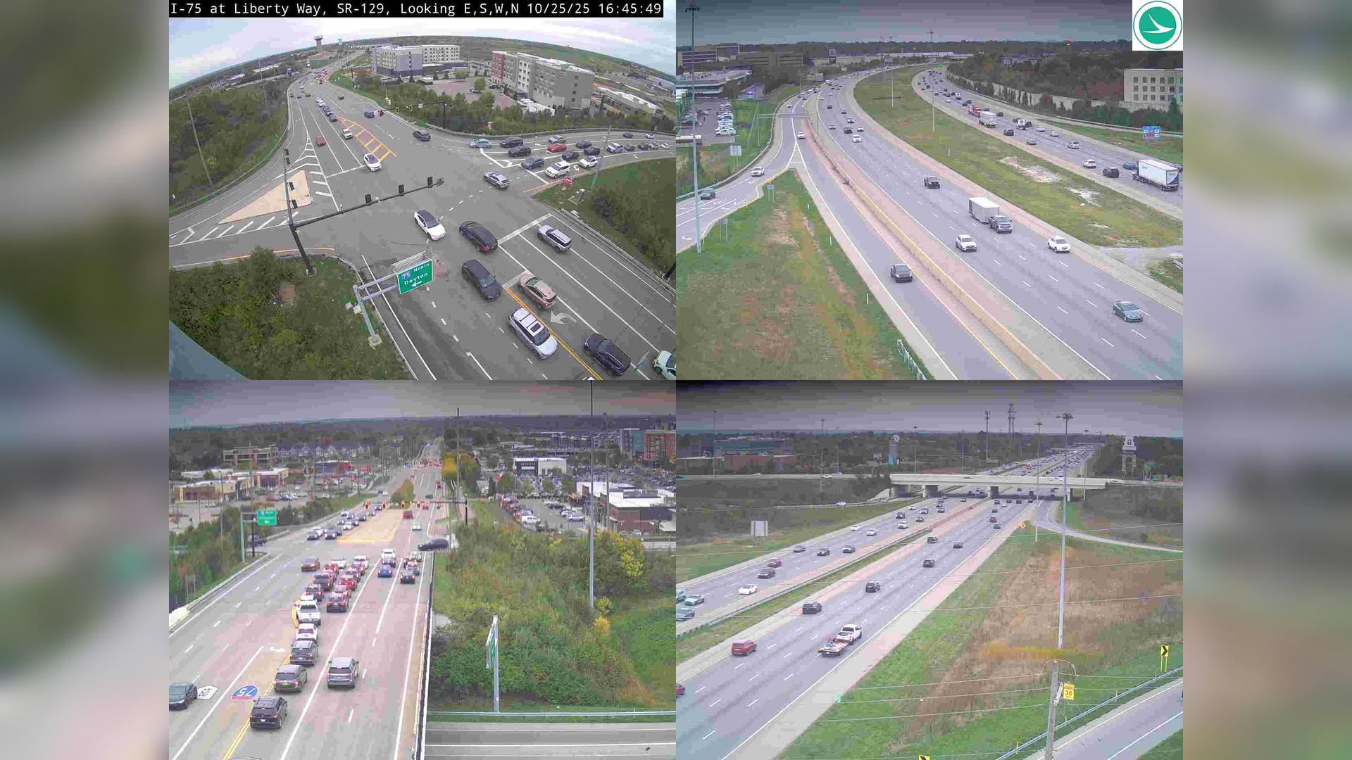 Traffic Cam Wetherington: I-75 at Liberty Way, SR-129 Player