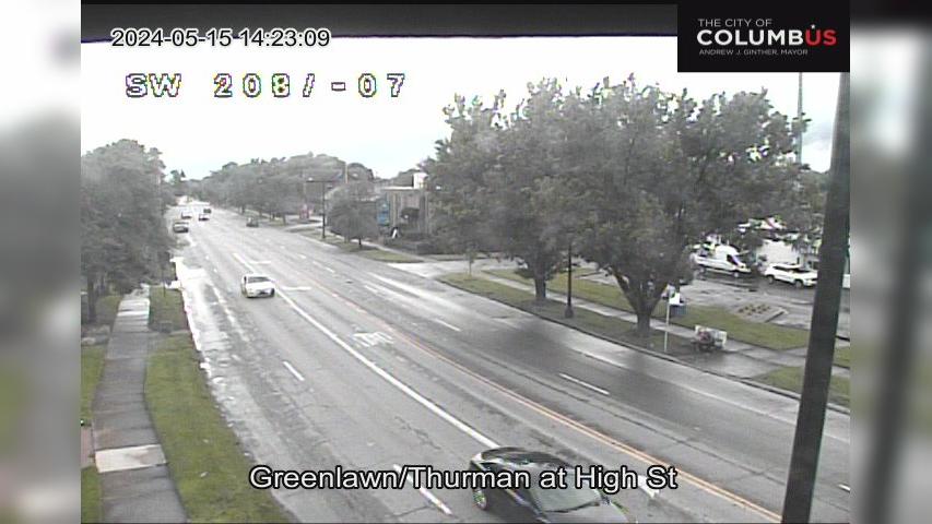 Traffic Cam Merion Village: City of Columbus) Greenlawn Ave at High St Player
