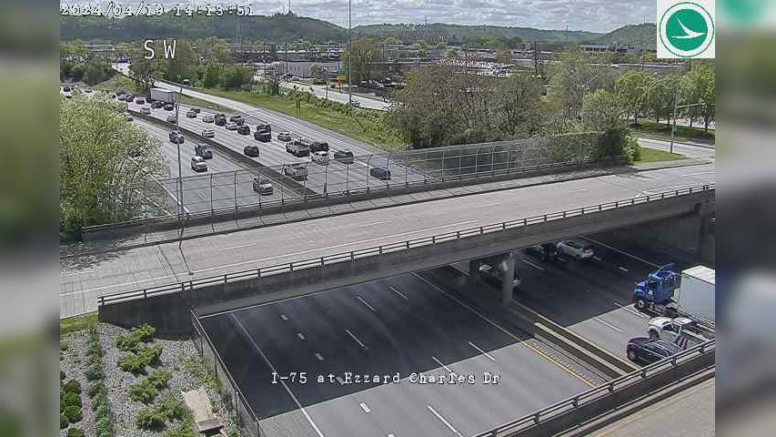 West End: I-75 at Ezzard Charles Dr Traffic Camera